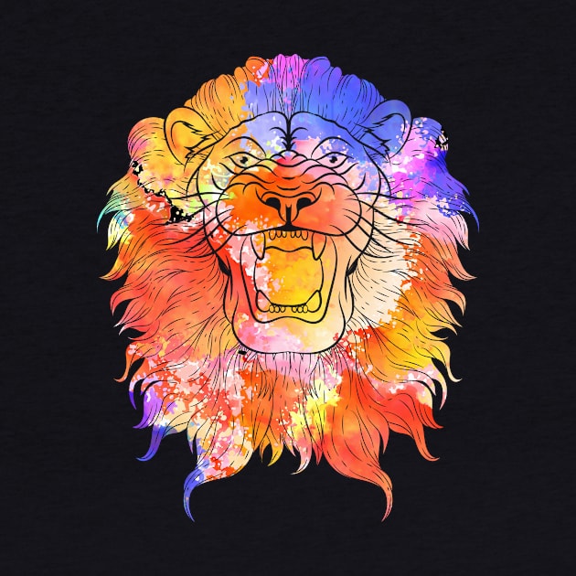 Savannah Lions Roaring Lion by shirtsyoulike